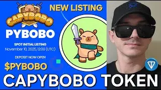 $PYBOBO - CAPYBOBO TOKEN CRYPTO COIN HOW TO BUY PYBOBO GATE TON BLOCKCHAIN KAIA LINE TELEGRAM CAPY