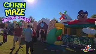 Corn Maze with Bounce House