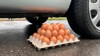 Eggs By Car Experiment #viralvideos #trendingnow #satisfying #blenderanimation #blender 