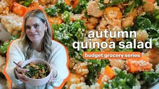 Sheet Pan Autumn Quinoa Salad with Shallot Vinaigrette | Turning $50 into 20 Meals