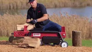 BOSS 8 Ton Dual Action Electric Log Splitter