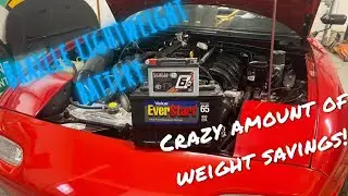 How much weight can You lose with a Lightweight Braille AGM Battery?