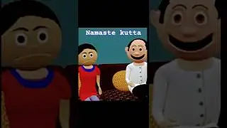 Namaste kutta #funny#trending #comedy #animation#youtube #hindi #azul #memes#song #music #bollywood
