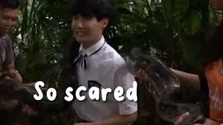 BTS being scared moments