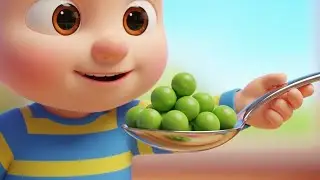 Yummy Peas Poem  | Fun Vegetable Song for Kids | Healthy Food Nursery Rhyme