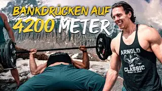 Weltrekord Bankdrücken auf 4200 Meter Höhe!🏔️100Kg waren noch nie so schwer