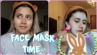 Face Mask time with Bunny