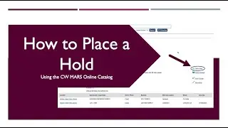 How to Place a Hold
