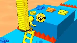 Ladder Race gameplay walkthrough 1-15 level