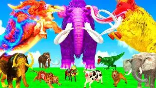 Incredible Animals Race vs Dinosaurs vs Prehistoric Mammals Speed Race Run:Who Will Win? ARBS #2026