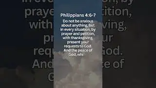 Experiencing God's Peace through Philippians 4:6-7 #godspromises #biblestudy #bibleverse #meditation