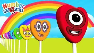 Learn to Count 1&ndash;100 with Numberblocks on a Candy Heart! 🍬❤️ Fun Kids Numbers 🔢