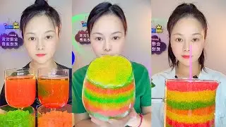 Colorful Fish Roe Eating ASMR | Soft Crunch Seafood Mukbang Colorful #60