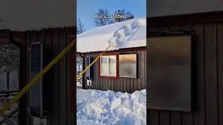 Most EPIC and ODDLY SATISFYING Snow Removal Ever! #shorts #oddlysatisfying