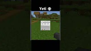 Spawning Yeti In Minecraft 💀 #minecraft #shorts #yeti