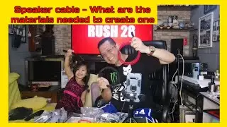 Speaker cable - What are the materials needed to create a speaker cable. Review and unboxing