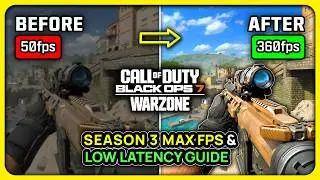 COD BO7/Warzone Season 3 - Best PC Settings for MAX FPS ✅