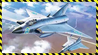 The Ultimate Double Delta Wing Fighter Jet,Saab 35 Draken,A Supersonic Double Delta Wing Masterpiece
