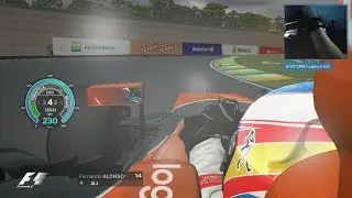 rFactor F1 2017 | BRASIL Interlagos @ OnBoard Fernando Alonso | McLaren Honda # RAIN LAP [HD]