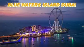 Exploring JBR Jumeirah Beach Dubai Marina - Stunning Blue Water View