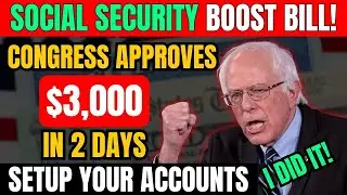 Victory for Seniors: Congress Approves Bernie Sanders' $3,000 Boost for Social Security, SSI, & SSDI
