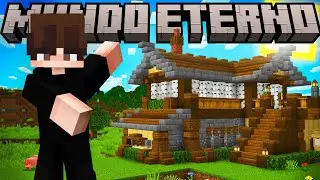 🥶 Eu construí uma CASA inicial avançada no meu MUNDO ETERNO