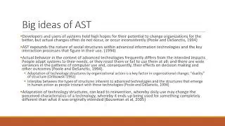 Adaptive Structuration Theory