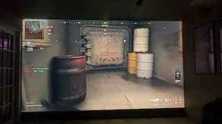 Call of Duty on Epson 1060 Home theater projector