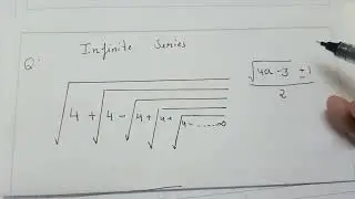 Solutionofinfiniteseriesbasedquestion#competitivemathematics#SSC,RRB#