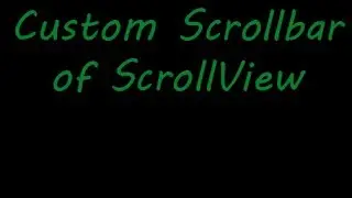Custom Scrollbar of ScrollView in Android