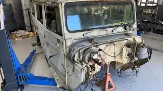 Land Cruiser 80 series chassis extension.