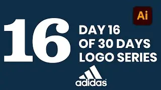 Adidas Logo Design in Illustrator | Day 16 of 30 Days Logo Series | Design Loom Academy