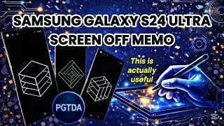 Samsung Galaxy S24 Ultra: Screen OFF Memo Auto-Shape Trick You NEED to Try!🤯✍️