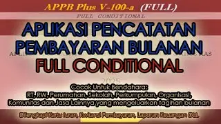 Aplikasi Excel Pencatatan Pembayaran/ Tagihsn Bulanan | APPB Plus 2025
