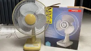 Unboxing a 1990s Pifco 12&rdquo; desk fan model 1062