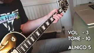 Alnico 5 vs Alnico 3 in Neck Humbucker Comparison
