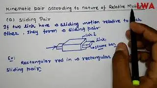 Types of Kinematic pairs | Being Learning