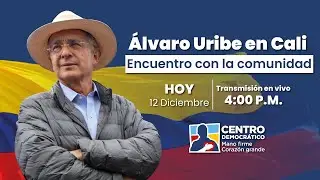 Álvaro Uribe en Cali - Encuentro con la comunidad