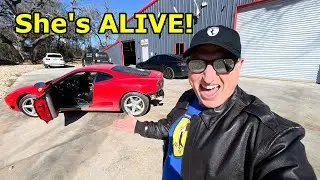 Flood Salvage Ferrari 360 is Resurrected from the Dead! Plus HUGE News!