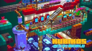 KUBIKOS - Sci-Fi Cube World|SPED LEVEL DESIGN| Unity3d Asset store pack