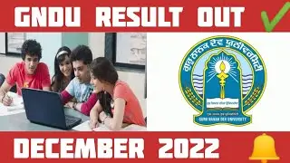 Gndu Result Out ✔️ || Gndu Odd Semester Exams Result 2022 || Gndu Result 2023 || Gndu Result News