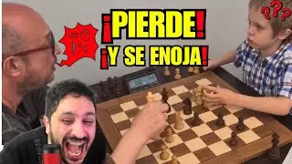 ESTE MAESTRO DE AJEDREZ PIERDE Y SE ENOJA
