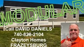 Modular Home the PARADISE Contemporary MODERN Design Clayton Homes Frazeysburg David Daniels Ohio