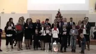 Kolęda Cicha noc w języku chińskim i polskim