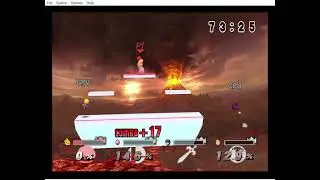 Smash Remix HD Textures 2.0.0 Gameplay - Peach vs Polygon Crash vs Lucas vs Marth