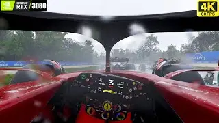 F1 22 IMOLA RACE RAIN Gameplay - Ultra Realistic Graphics (PC UHD) [4K60FPS]