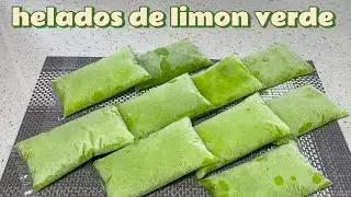 helados sabor limon
