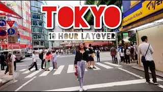 10 HOUR LAYOVER IN TOKYO VLOG | Tokyo Layover Travel Guide