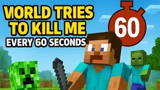 Minecraft Survival Challenge: Every Minute, A NEW LEVEL!