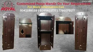 Customized Pooja Mandir 2.2X7Feet #trendingshorts #furniture #realmestar #wood #home #trendingvideo